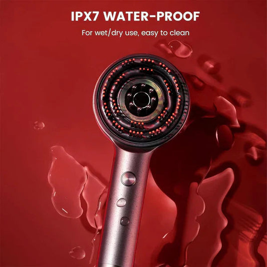 Scalp Massager Brush (Red)/Reduce scalp itching/promote hair growth